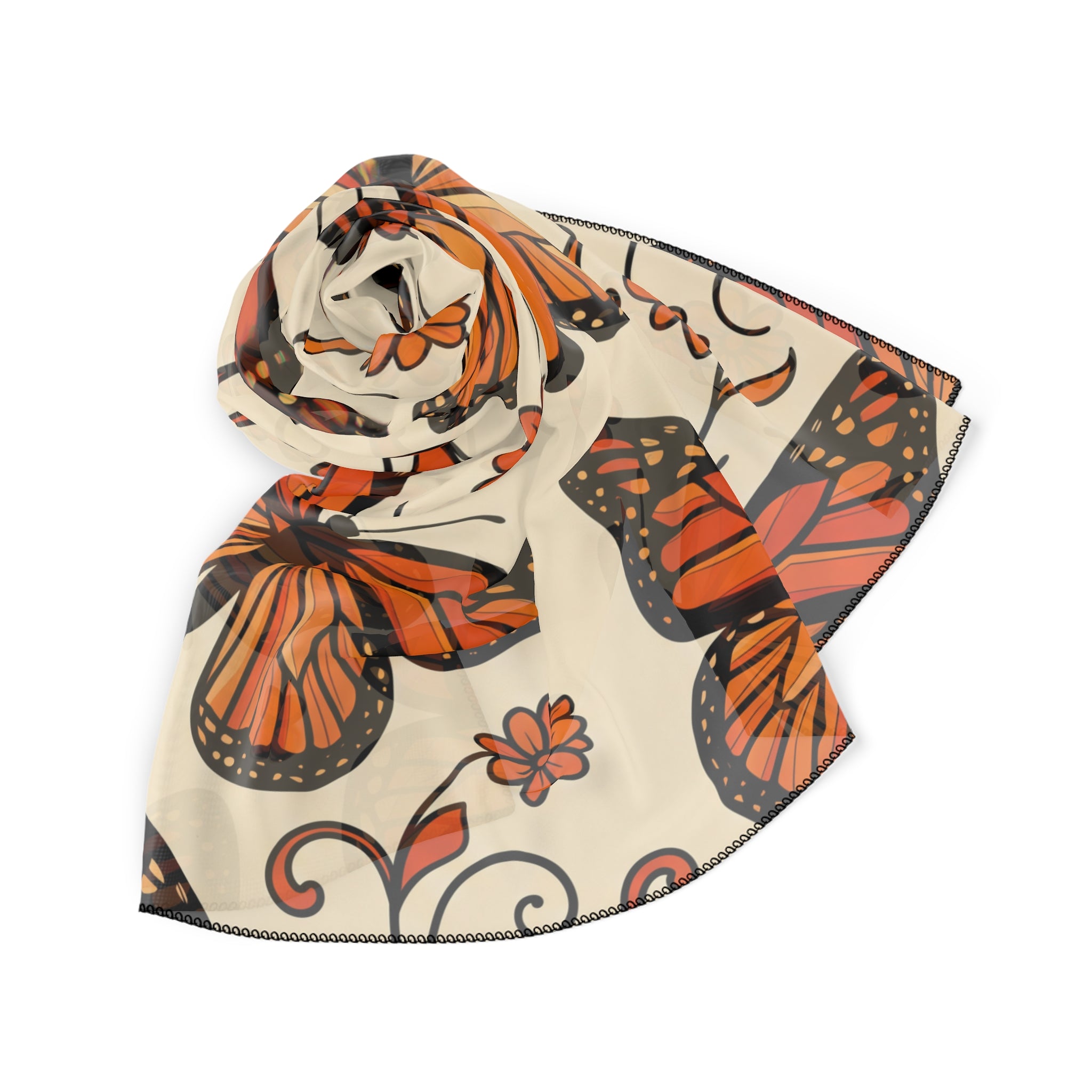 Loyola - Monarch Butterfly Garden Scarf