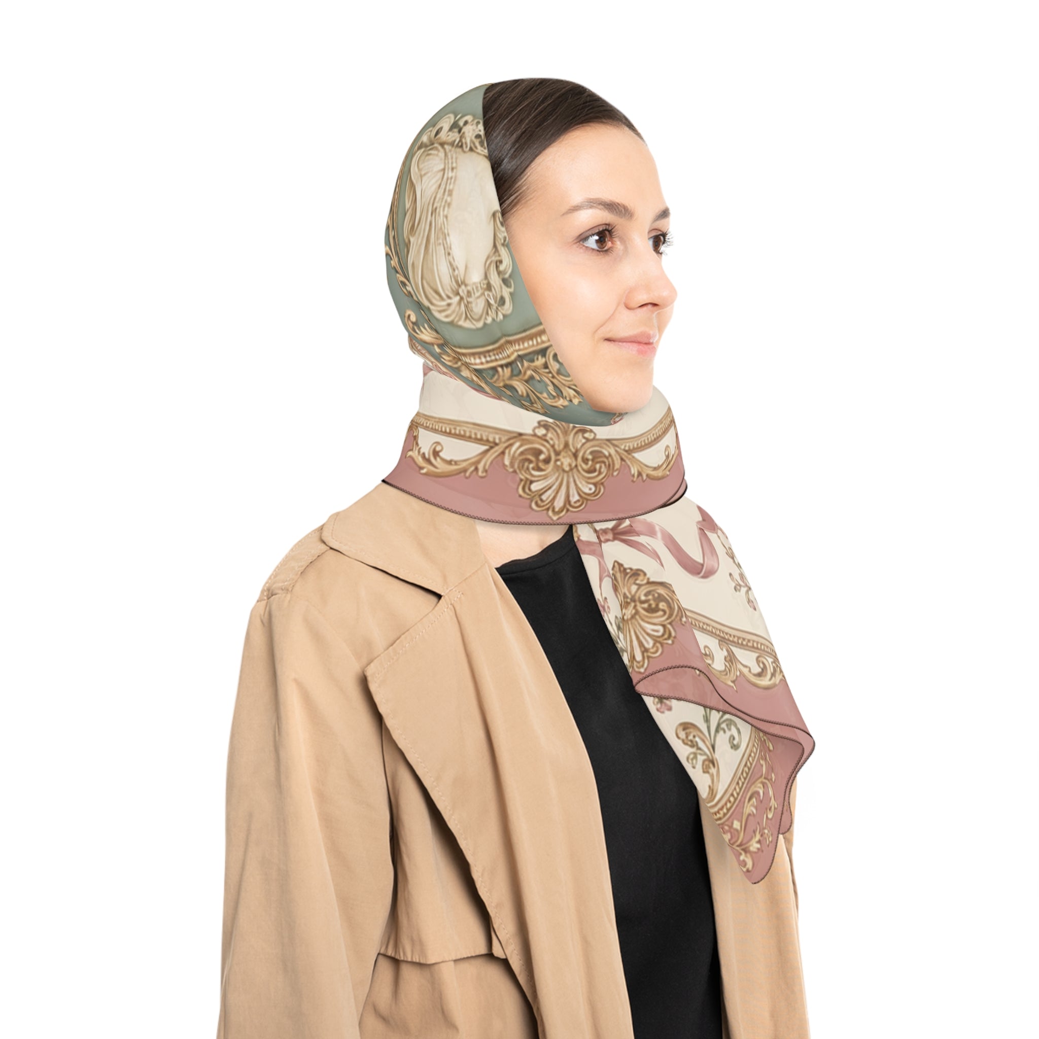 Duchess of Rosette Cameo Scarf