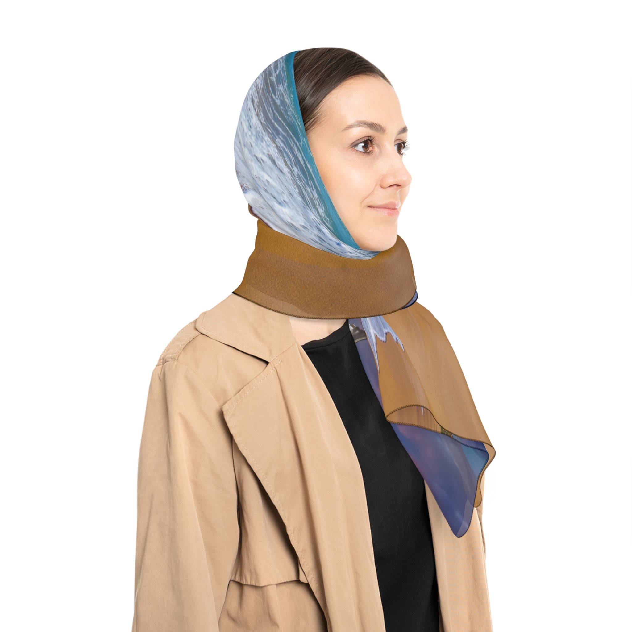 Featherstone - Countess of Golden Tides Silk Scarf