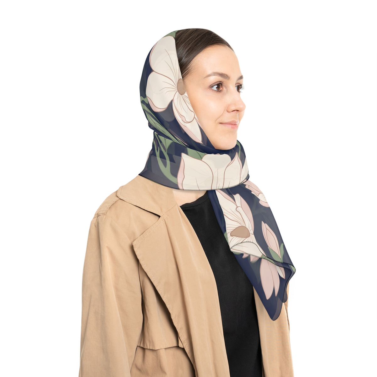 Thornfield - Midnight Magnolia Scarf