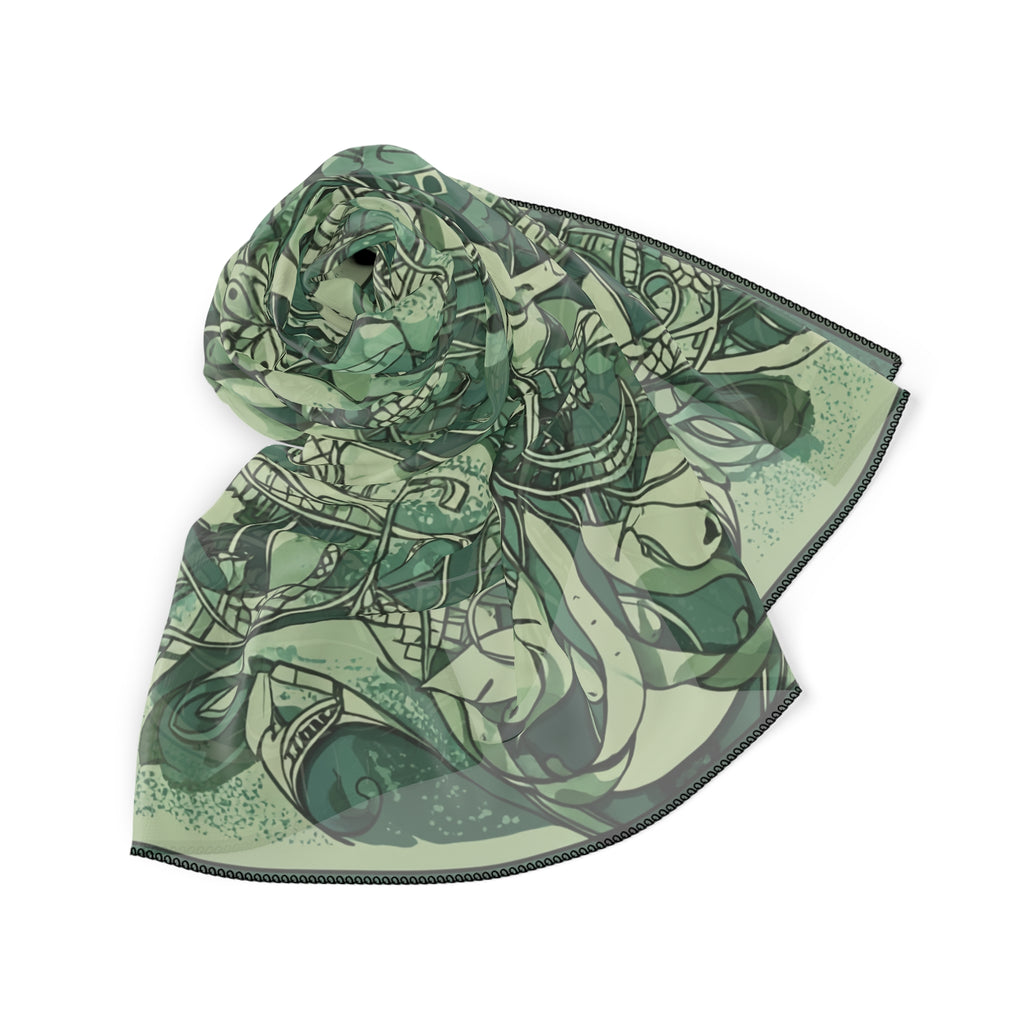 Cervellón - Emerald Tapestry Scarf