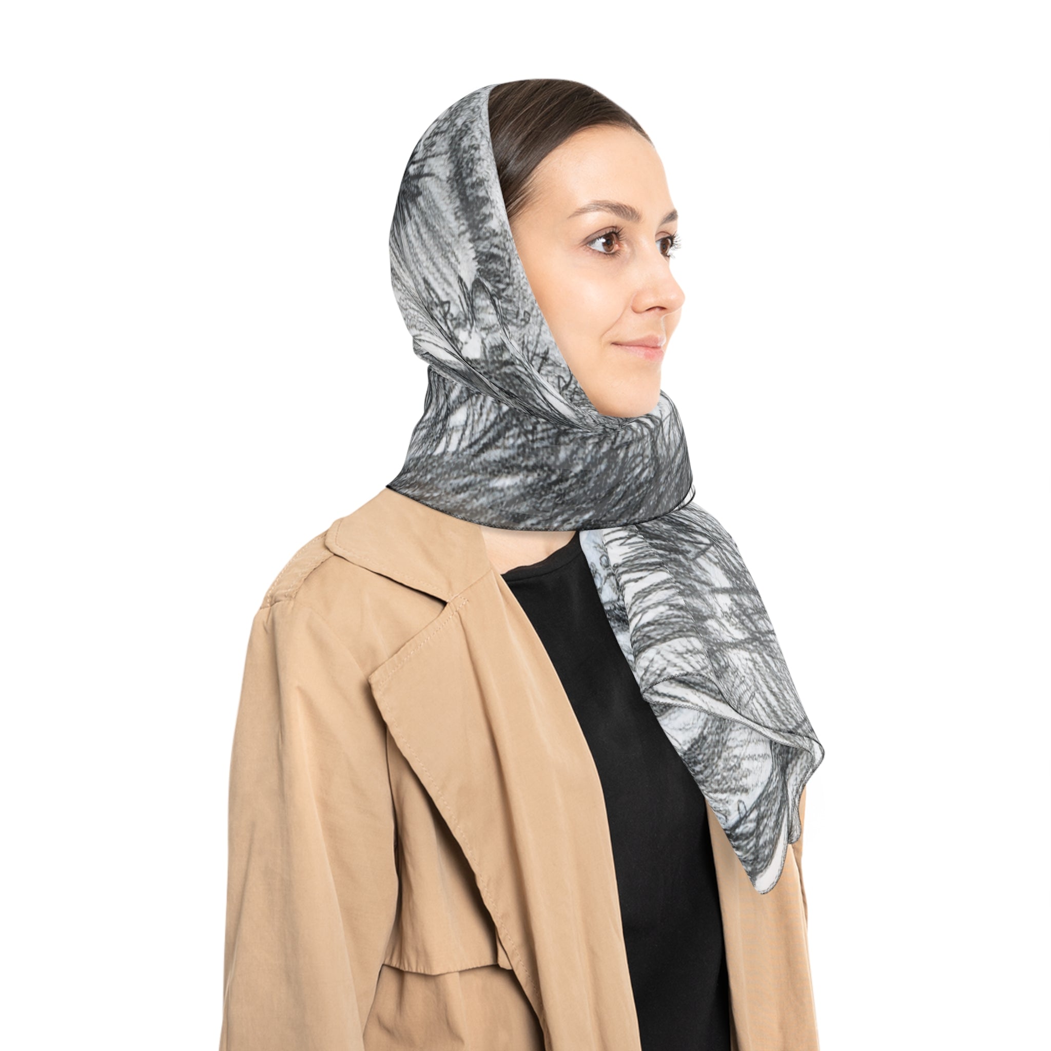 Perrault - Whispering Forest Sketch Scarf