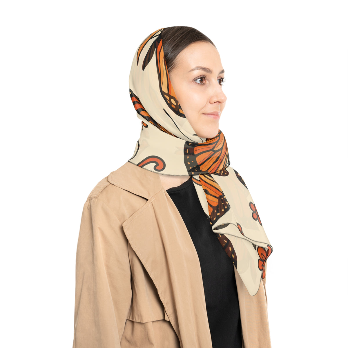 Loyola - Monarch Butterfly Garden Scarf