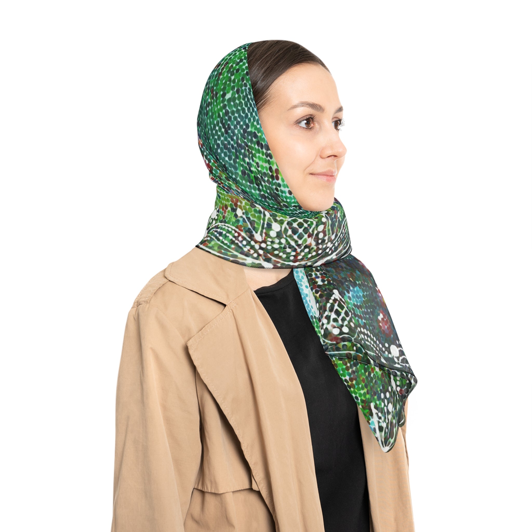 De Vionnet - Marchioness of Verdant Garden Silk Scarf