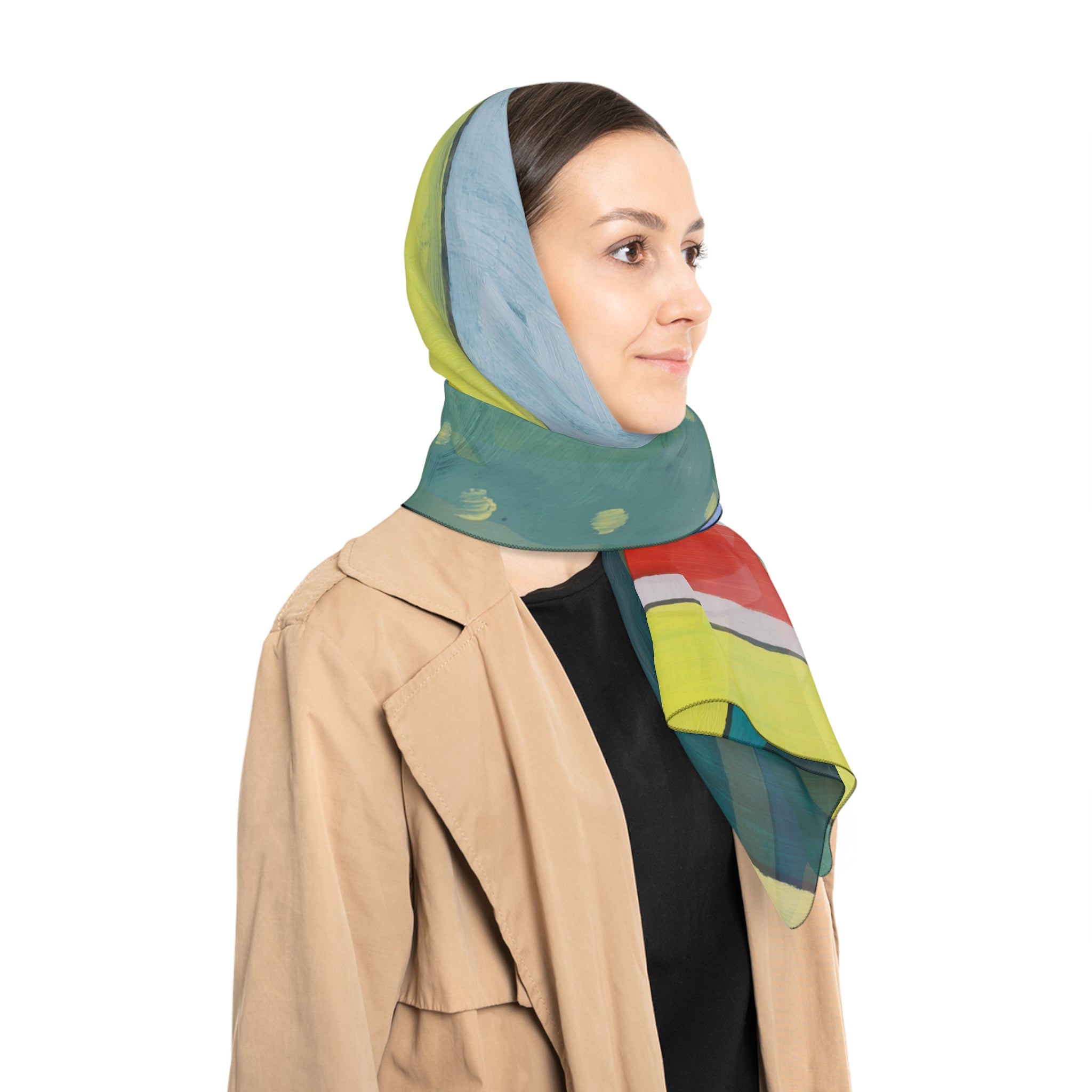 Villalobos - Pastel Countryside Windmill Scarf