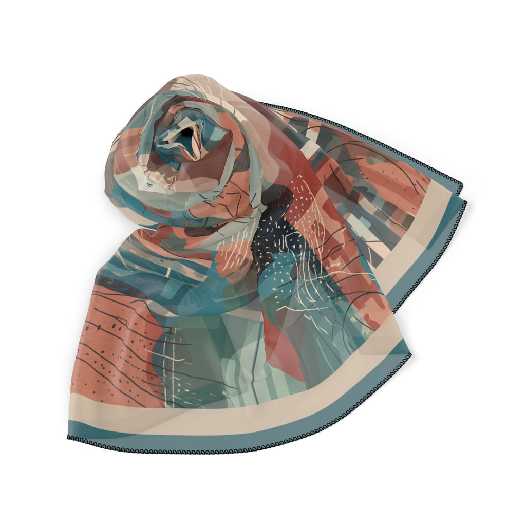Wellesley - Terracotta Drift Scarf