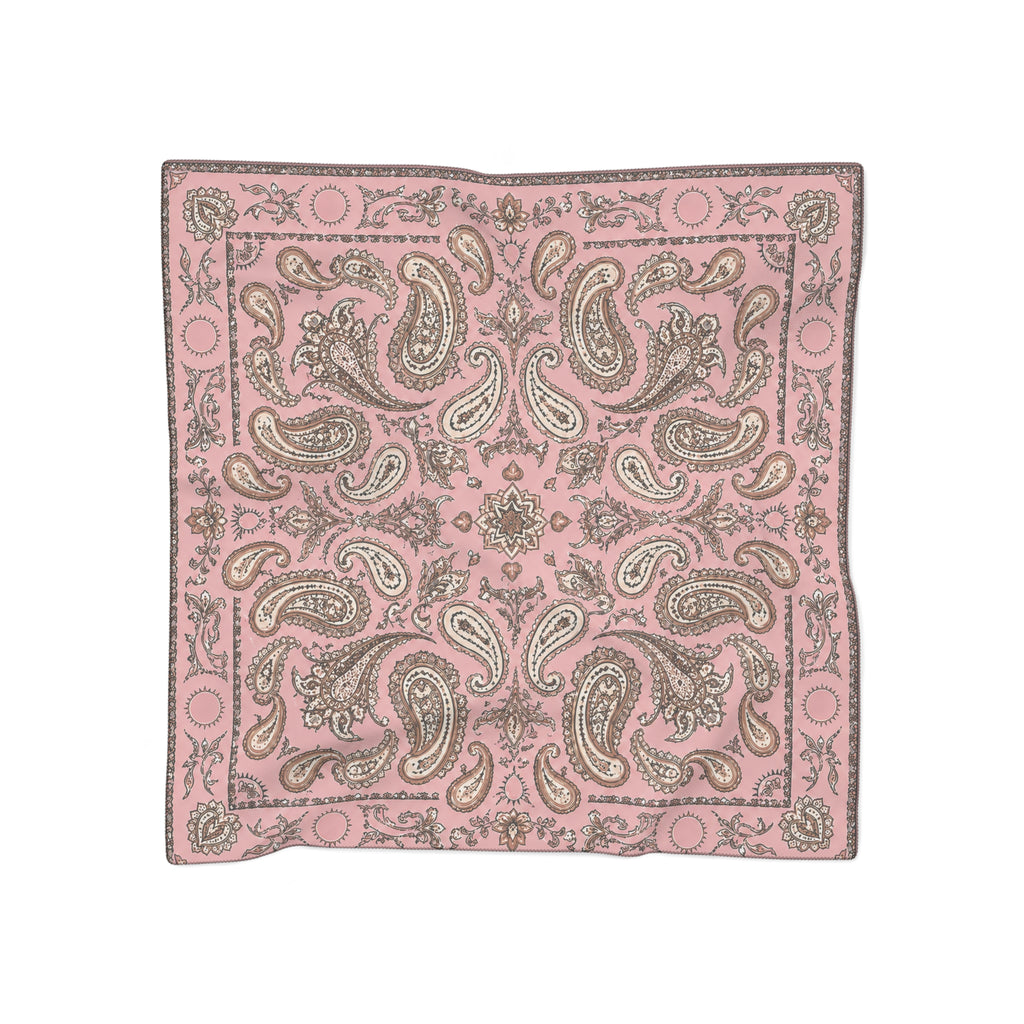 Valcárcel - Blush Pink Paisley Vintage Scarf