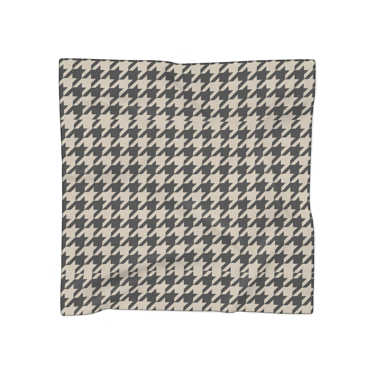Drummore - Oat Houndstooth Scarf