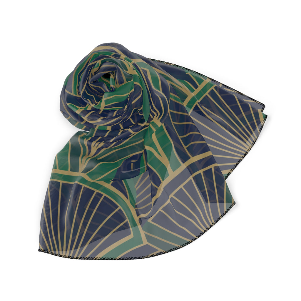 Zambeccari - Deco Scale Fan Shimmer Scarf