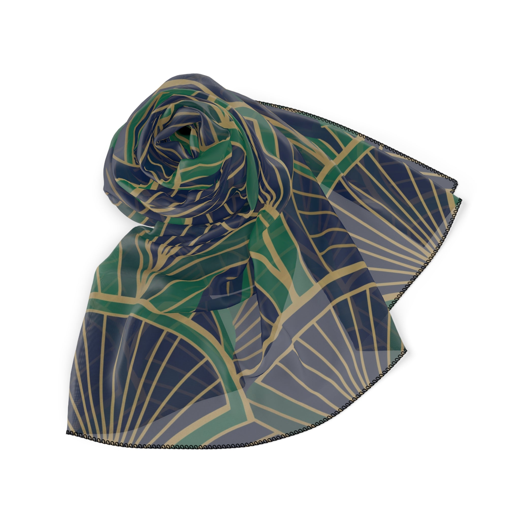 Zambeccari - Deco Scale Fan Shimmer Scarf
