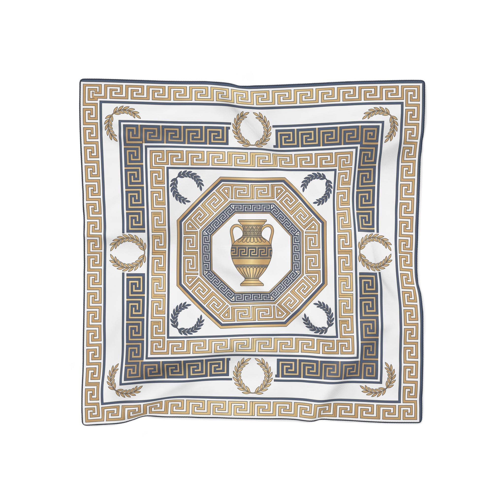 Odescalchi - Opal Greek Meander Scarf