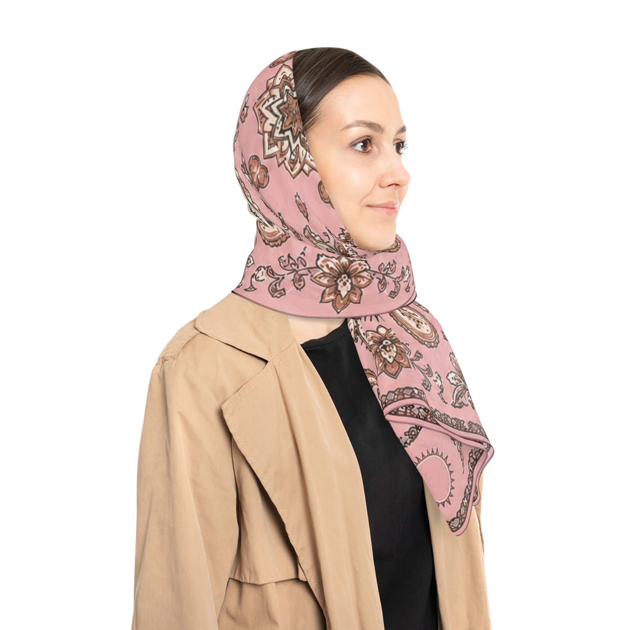 Valcárcel - Blush Pink Paisley Vintage Scarf