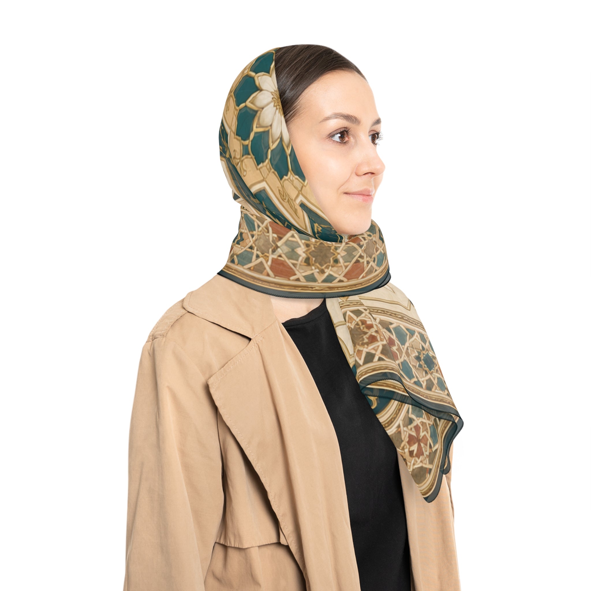 Duchess of Azure Mosaic Scarf