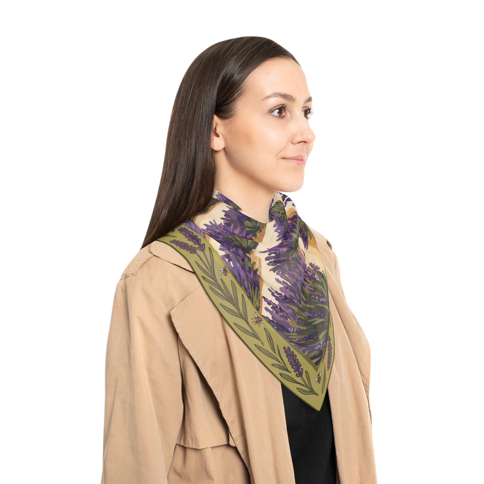 Duvernay - Lavender Field Stripe Scarf