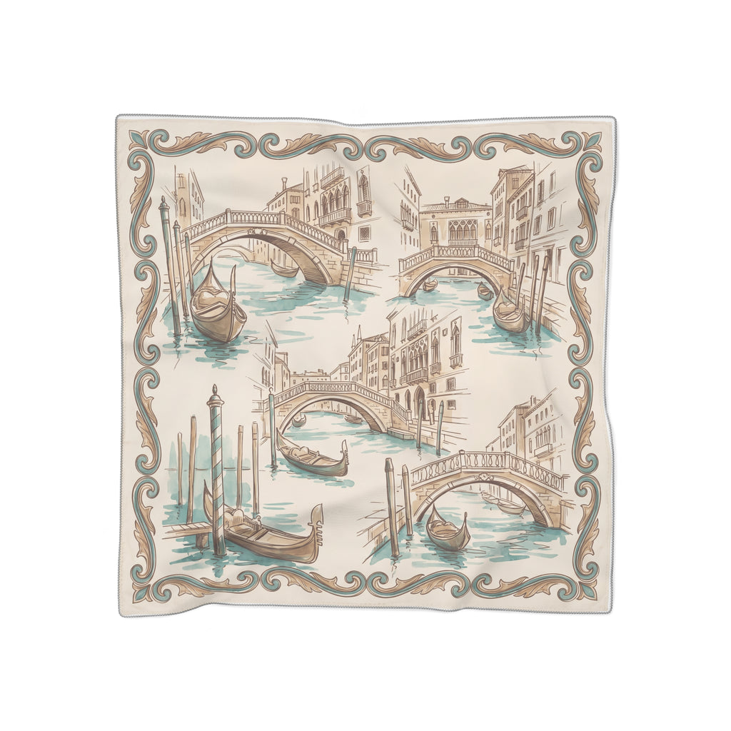 Barbarigo - Venetian Canal Sketch Scarf