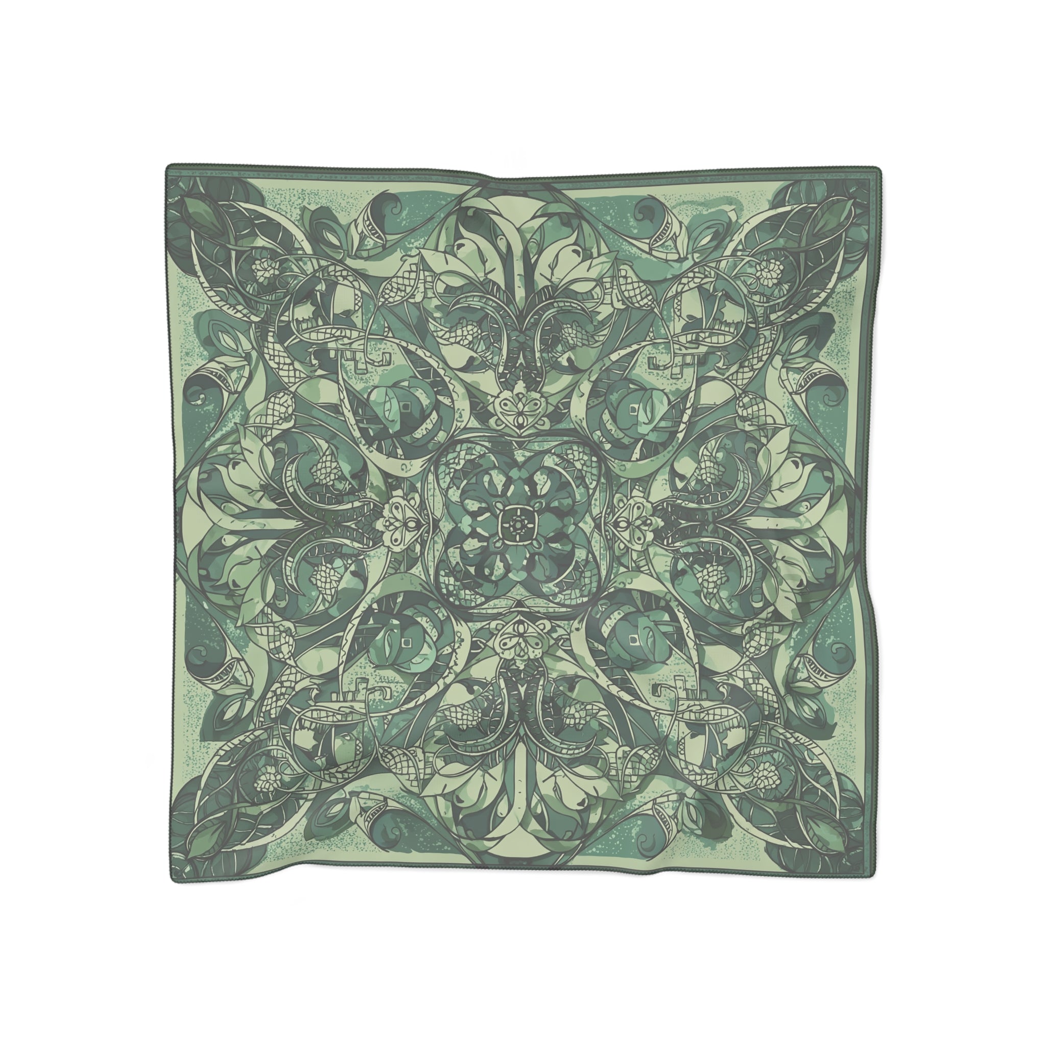 Cervellón - Emerald Tapestry Scarf