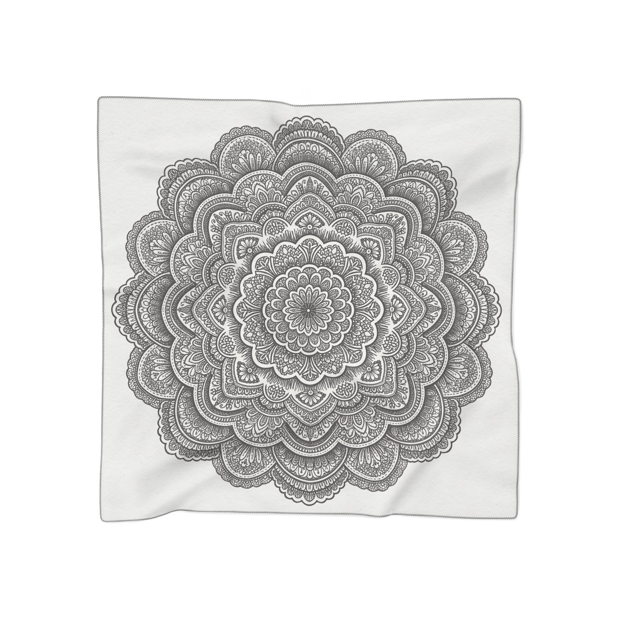 Ashby - Noir Lace Rosette Scarf