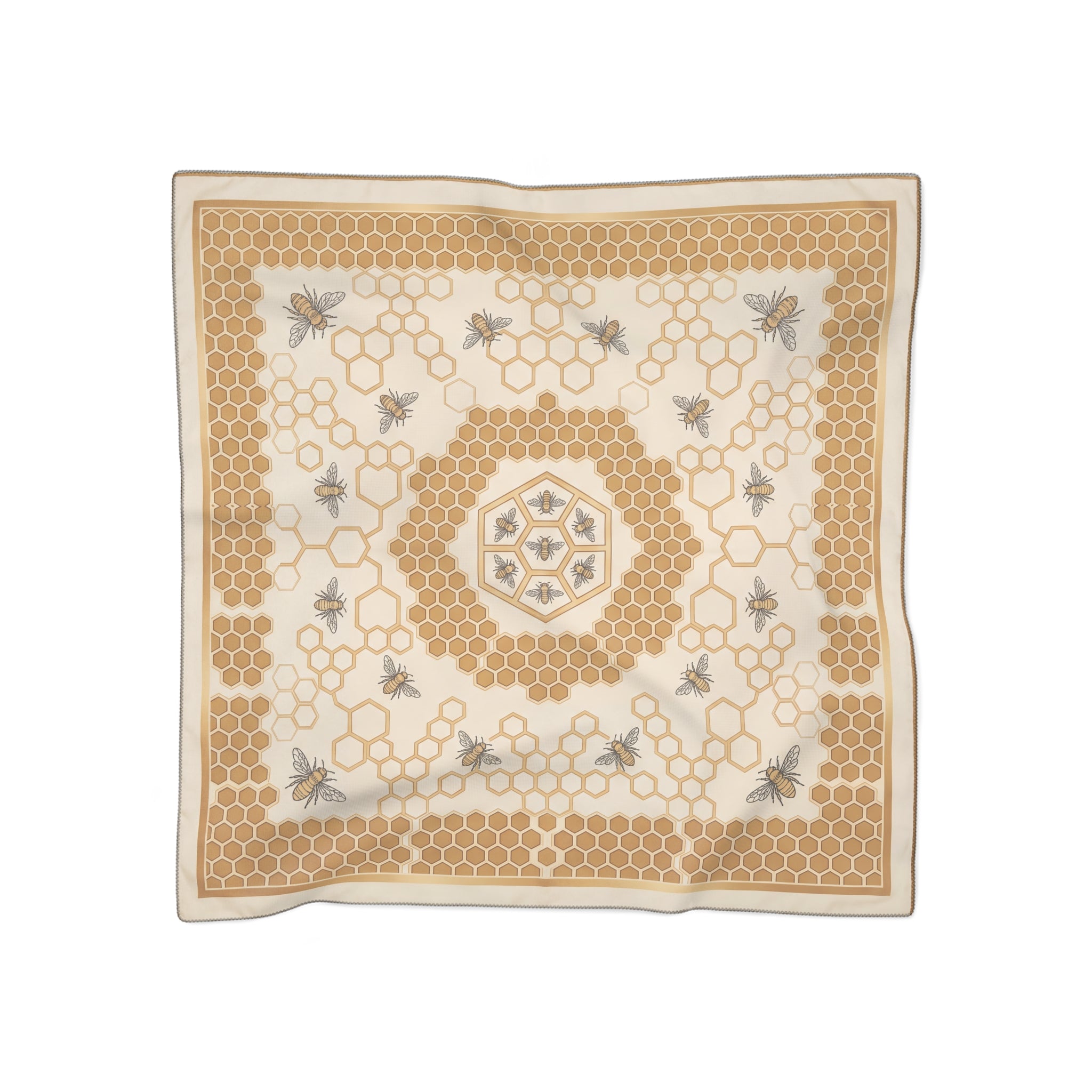 Foscari - Gilded Honeycomb Scarf