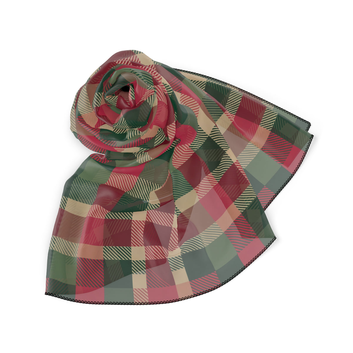 Lismore - Cranberry Gun Club Scarf