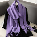 Violet Bloom Scarf