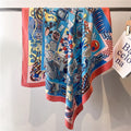 Dampierre - Geometric Mosaic Scarf - Red Edition
