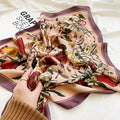 Plantagenet - Botanical Harmony Scarf – Plum Frame