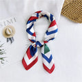 Arundel - Chevron Chic Scarf – Red, Blue & Green