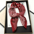 Malatesta - Ruby Paisley Polka Scarf