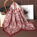 Pignatelli - Burgundy Paisley Elegance Scarf