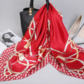 Visconti - Crimson Equestrian Scarf