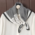 Lennox - Monochrome Geometric Pattern Scarf