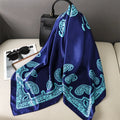 Ulloa - Midnight Paisley Square Scarf