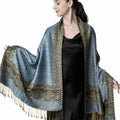 Enríquez - Royal Mist Blue Shawl