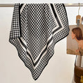 Talbot - Monochrome Houndstooth Scarf
