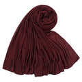 Countess Veil Hijab – Burgundy Elegance