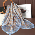 Montague - Powder Blue Paisley Elegance Scarf