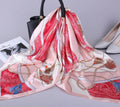 Lara - Scarlet Tassel Elegance Scarf