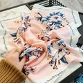 Grosvenor - Magnolia Dream Scarf – Soft Pink & White