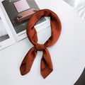 Solid - Terracotta Satin Scarf
