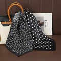Malatesta - Dual Pattern Black & White Scarf
