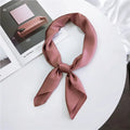 Solid - Dusty Rose Satin Scarf