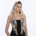 Herrera Mantilla – Soft Beige Floral Lace