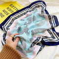 Hurtado - Paisley Breeze Scarf – Sky Blue & Navy