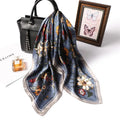 Mowbray - Floral Reverie Scarf – Midnight Blue