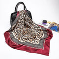Orsini - Burgundy Panther Scarf