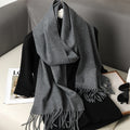 Charcoal Elegance Scarf