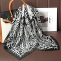 Pignatelli - Noir Paisley Scarf