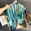 Del Bosque - Emerald Bloom Scarf