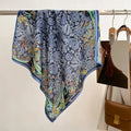 Águila - Midnight Garden Cotton Scarf