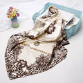 Châteaufort - Ivory Leopard & Chains Scarf